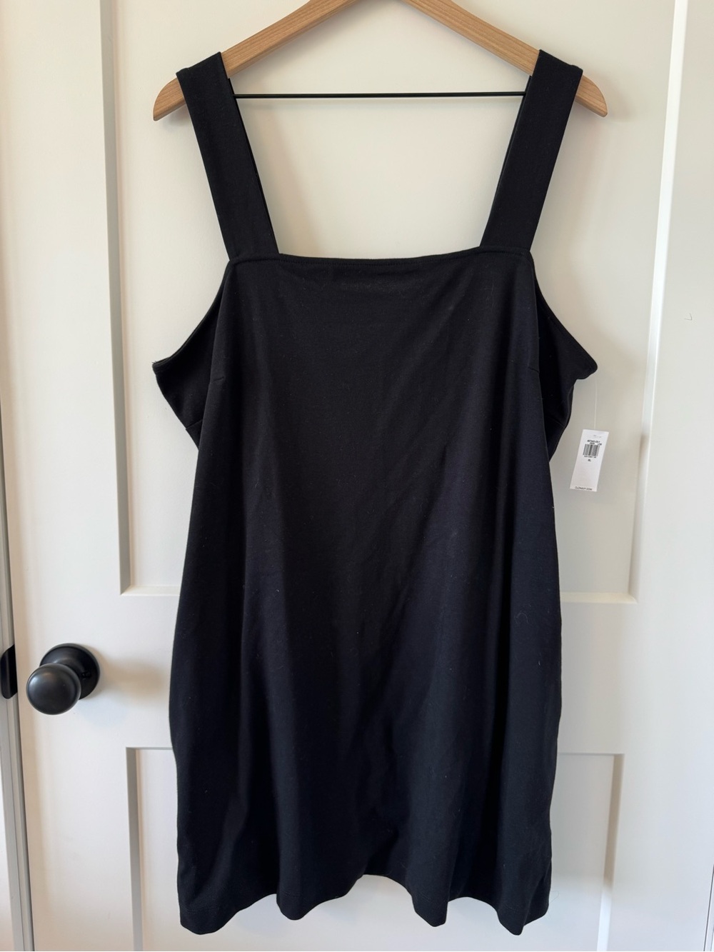 Old Navy Black Sleeveless Square-Neck Dress Size XL NWT